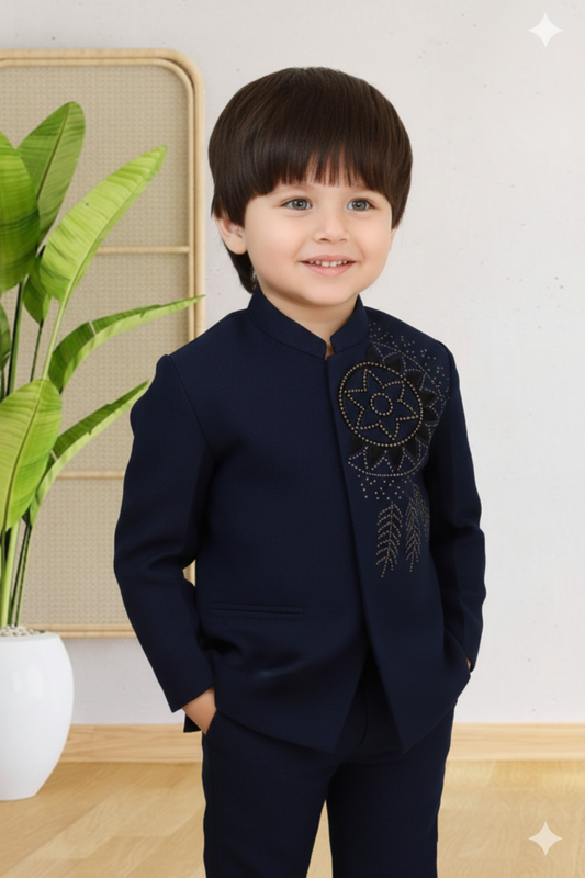Royal Boys Coat Suit Set – Luxury Formal Outfit