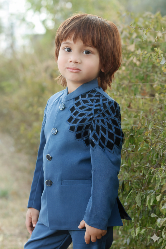 Little Gentleman Coat Suit Set