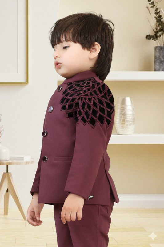 Little Gentleman Coat Suit Set